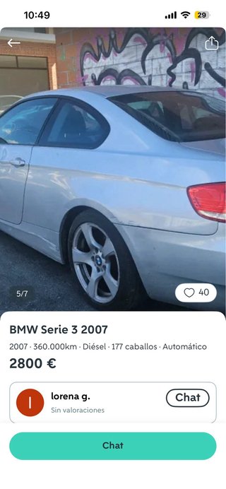 BMW Serie 3 2007 averiado