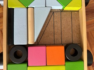 Carrito Bloques Madera IKEA