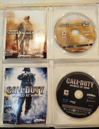 Pack Call of Duty:Modern warfare 2 y World at War