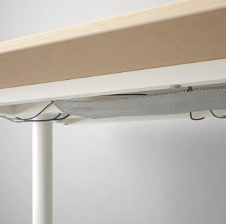 Escritorio Ikea BEKANT, 140x60 cm, chapa de roble
