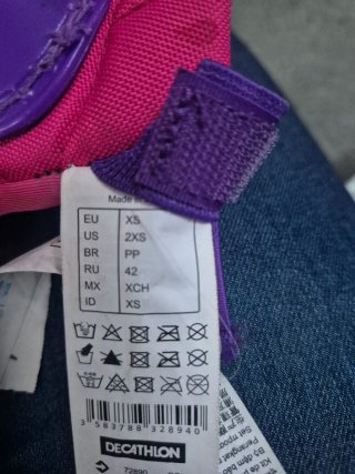 Kit completo Patines ajustables T30-32 rosa/morado