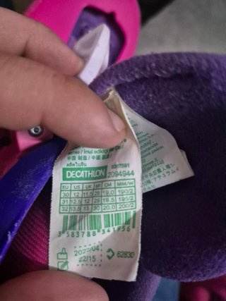 Kit completo Patines ajustables T30-32 rosa/morado