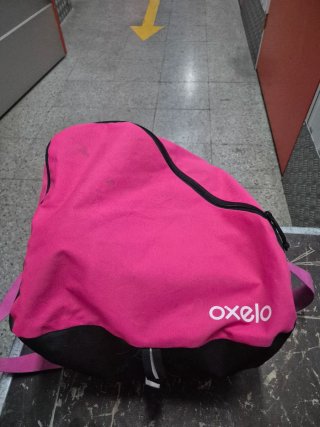 Kit completo Patines ajustables T30-32 rosa/morado