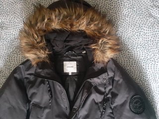 Abrigo / Parka Jack and Jones capucha pelo
