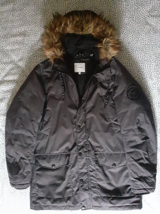 Abrigo / Parka Jack and Jones capucha pelo
