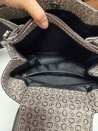 Bolso Guess Beige y Marrón con Cartera