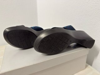 Sandalias Geox Mujer Azul y Marrón