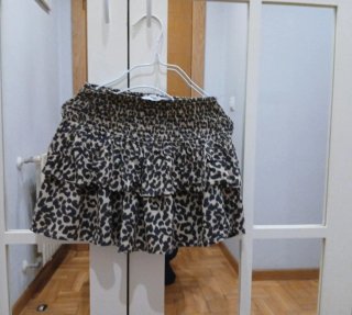 Falda mini Brownie estampado animal
