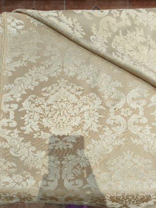 Tela Damasco Fallera oscuro