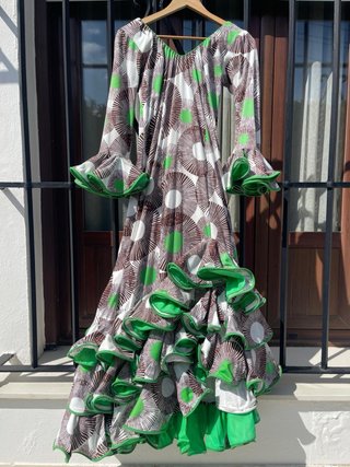Traje de Flamenca con volantes