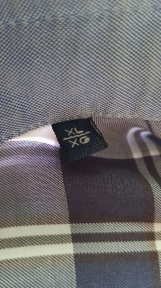 Camisa Massimo Dutti cuadros azul y blanco