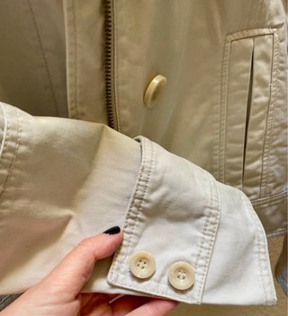 Chaqueta Mango Casual Beige Corte Estructurado