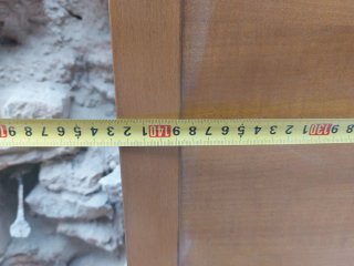 Cabecero y piecero de madera tallada