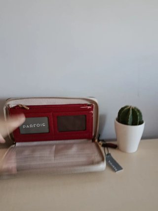 Bolso Parfois marrón y rojo