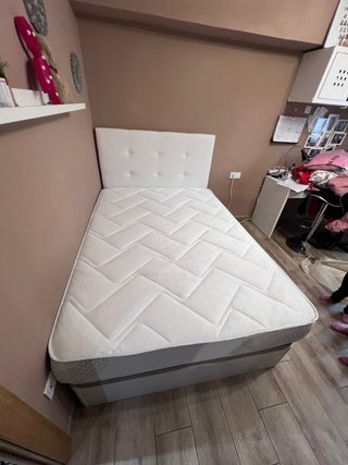 Cabecero cama 135 cm blanco