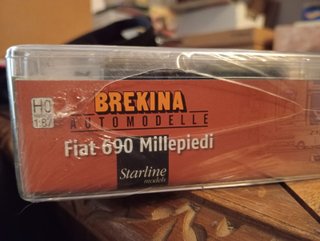 Fiat 690 millepiedi Brekina Camion Olio Vinci 1/87