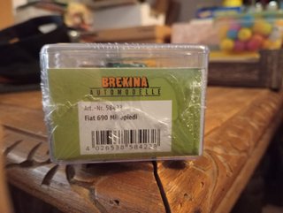 Fiat 690 millepiedi Brekina Camion Olio Vinci 1/87