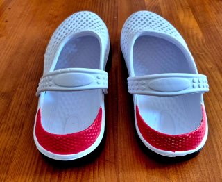 Zuecos blancos talla 44