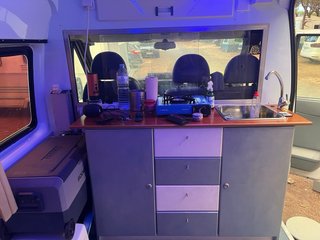 Mueble Camper con Fregadero y Encimera
