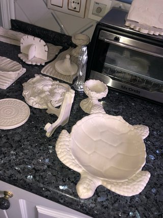 Portallaves de cerámica blanco