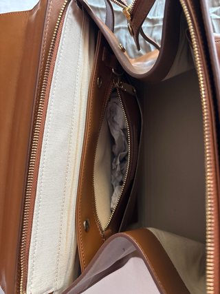 Bolso Uterqüe Marrón Piel