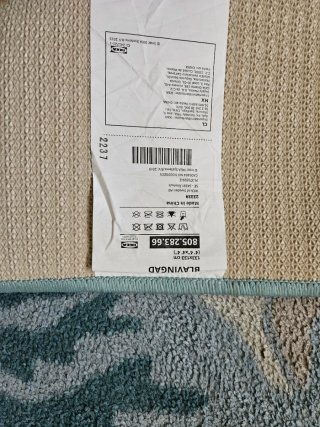 Alfombra infantil IKEA de animales marinos
