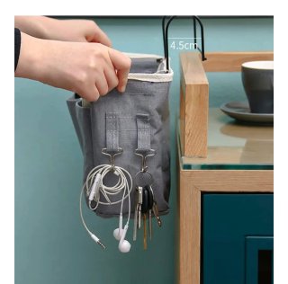 Organizador de tela para cabecero,cuna,silla,mesa