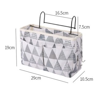 Organizador de tela para cabecero,cuna,silla,mesa