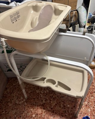 Bañera con cambiador bebé Jane Flip