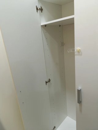 Armario Escobero Blanco 180x79x42 cm