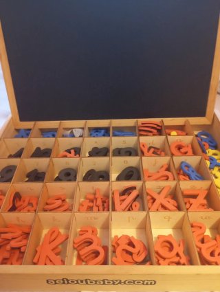 Letras Montessori Abecedario Madera
