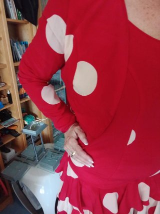 Traje Flamenca Lunares Talla 44