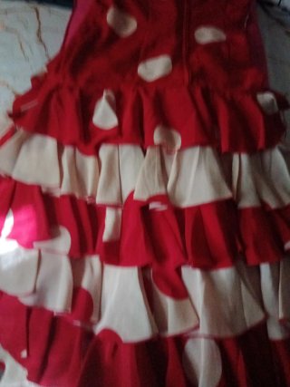 Traje Flamenca Lunares Talla 44