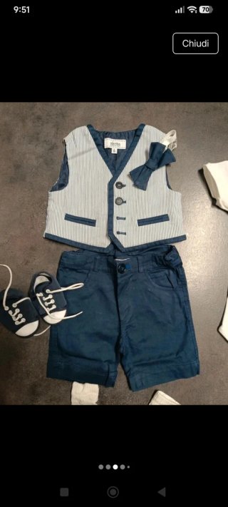 Completo elegante bambino