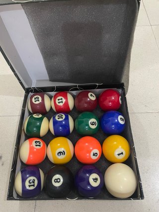 Juego Bolas Billar Americano Completo