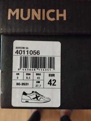 Zapatillas Munich Hombre Talla 42