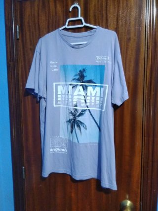 Camiseta Primark Hombre Talla XL Miami