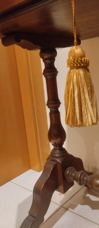 Mesa costurero antigua madera