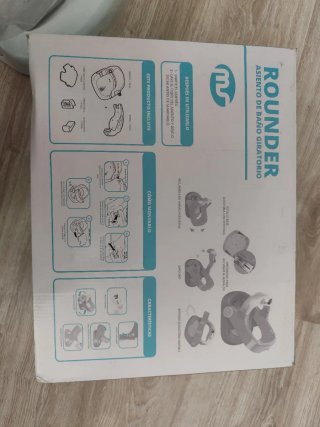 Asiento de baño giratorio para bebé. MS