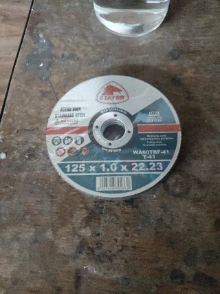 Disco de corte STAYER 125x1.0x22.23 . 10 unidades