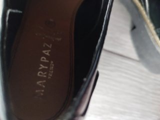Mocasines Mari Paz negros talla 39