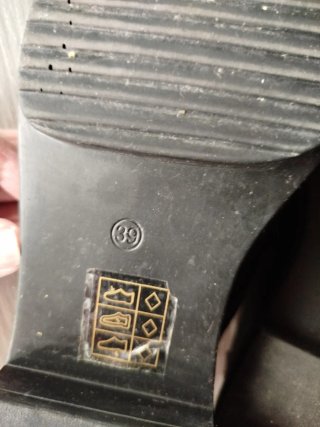 Mocasines Mari Paz negros talla 39