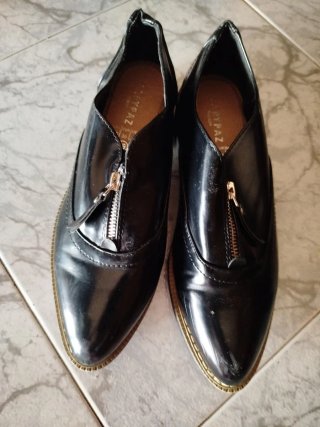 Mocasines Mari Paz negros talla 39