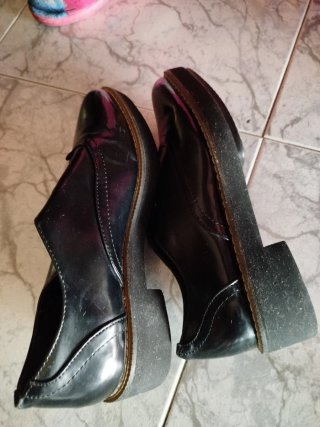 Mocasines Mari Paz negros talla 39