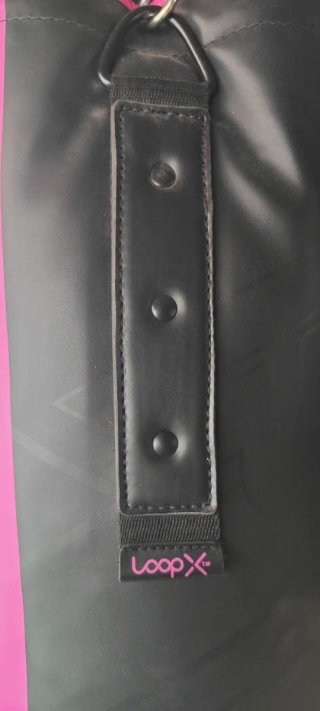 Saco Boxeo RDX Negro/Rosa + Soporte Pared