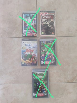 Lote Juegos PSP Platinum PREGUNTAR SIK COMPROMISO