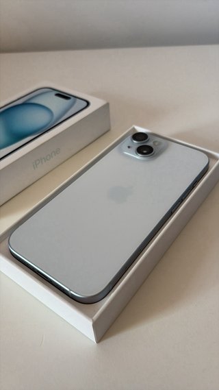 iPhone 15 Apple Plata/Negro