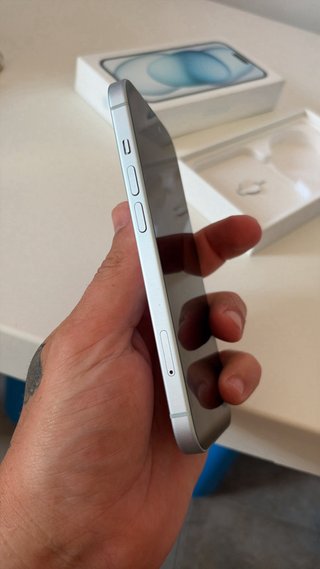 iPhone 15 Apple Plata/Negro