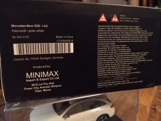 Mercedes-Benz EQC 400 4MATIC 1/43 minimax