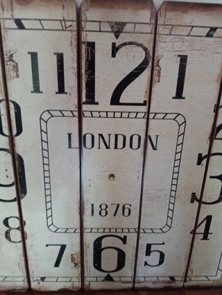Orologio da parete stile vintage Londra 1876